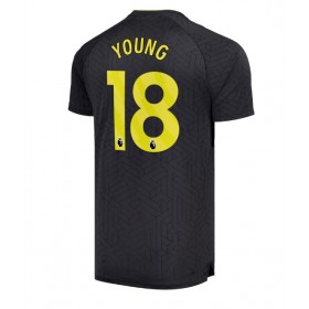 Everton Ashley Young #18 Borte skjorte 2024-25 Kortermet